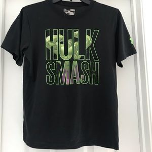 BOYS UNDER ARMOUR HULK SHIRT